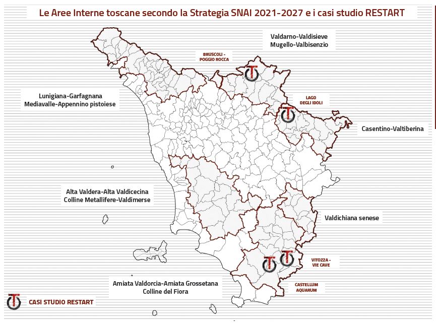 Aree Interne Toscana e casi studio Restart